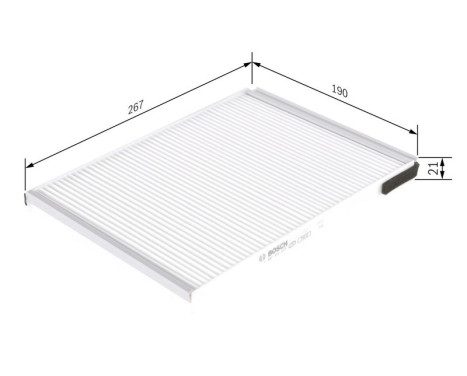Filter, interior air M2077 Bosch, Image 7