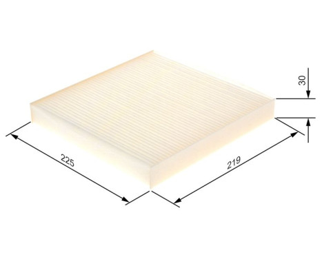 Filter, interior air M2083 Bosch, Image 9