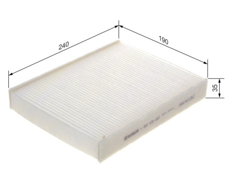 Filter, interior air M2087 Bosch, Image 8