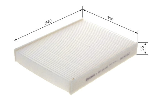 Filter, interior air M2087 Bosch, Image 8