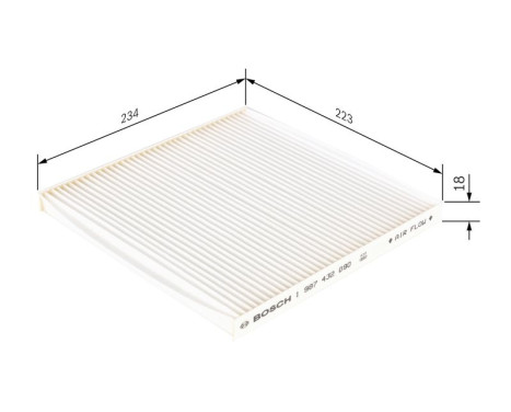 Filter, interior air M2090 Bosch, Image 5