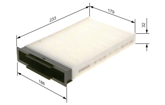 Filter, interior air M2093 Bosch, Image 5