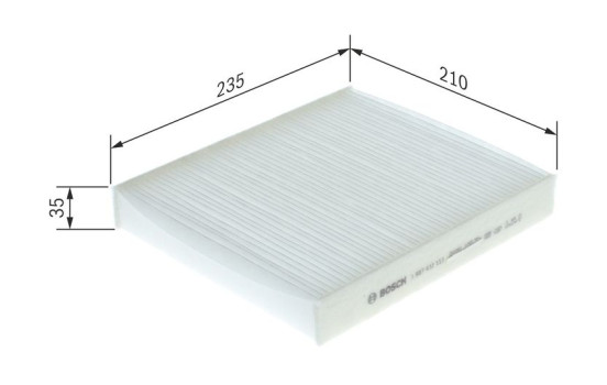 Filter, interior air M2113 Bosch, Image 9