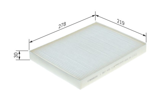 Filter, interior air M2114 Bosch, Image 9