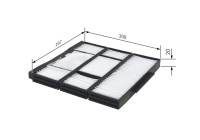 Filter, interior air M2155 Bosch