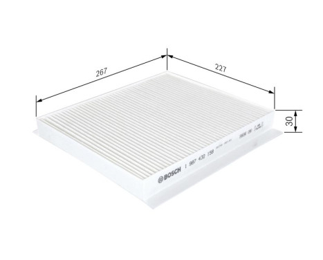 Filter, interior air M2158 Bosch, Image 5