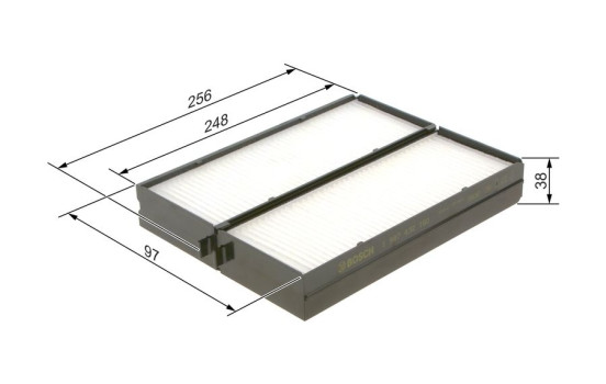 Filter, interior air M2160 Bosch, Image 8