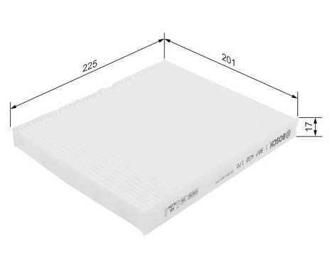 Filter, interior air M2170 Bosch, Image 5