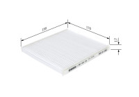 Filter, interior air M2172 Bosch