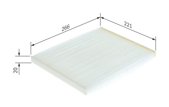 Filter, interior air M2188 Bosch, Image 9