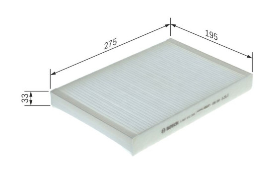 Filter, interior air M2205 Bosch, Image 9