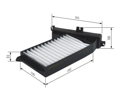 Filter, interior air M2207 Bosch, Image 9