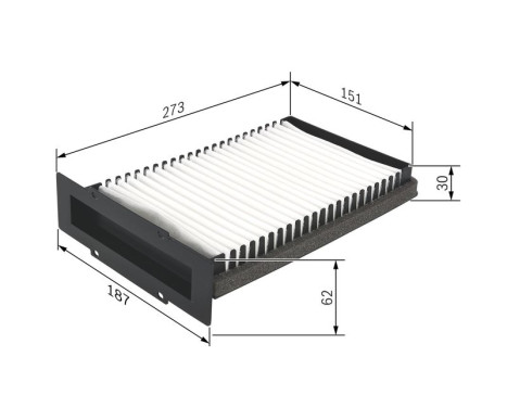 Filter, interior air M2210 Bosch, Image 7