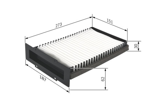 Filter, interior air M2210 Bosch, Image 7