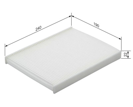 Filter, interior air M2215 Bosch, Image 5