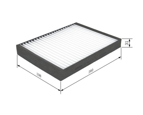 Filter, interior air M2221 Bosch, Image 5