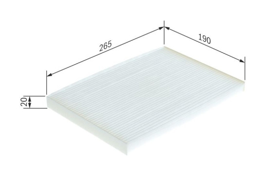 Filter, interior air M2238 Bosch, Image 9