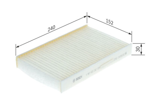 Filter, interior air M2247 Bosch, Image 9