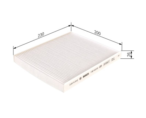 Filter, interior air M2251 Bosch, Image 5