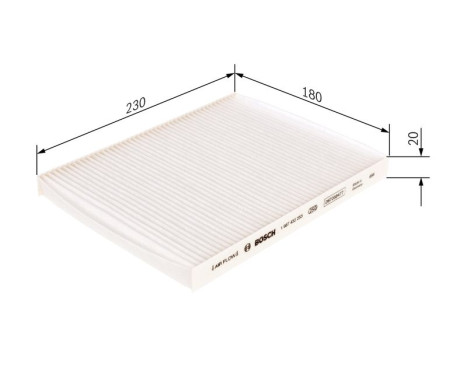 Filter, interior air M2253 Bosch, Image 5