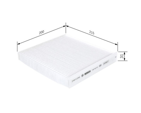 Filter, interior air M2274 Bosch, Image 9