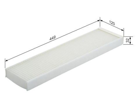 Filter, interior air M2296 Bosch, Image 5