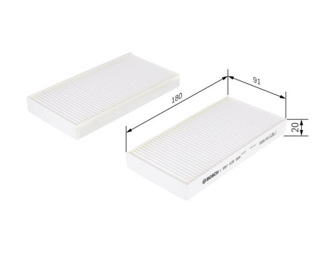 Filter, interior air M5008 Bosch, Image 9