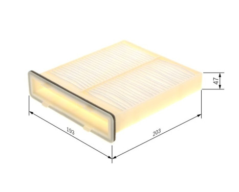 Filter, interior air M5037 Bosch, Image 5