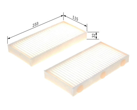Filter, interior air M5046 Bosch, Image 9