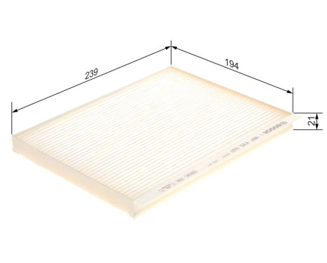 Filter, interior air M5097 Bosch, Image 9