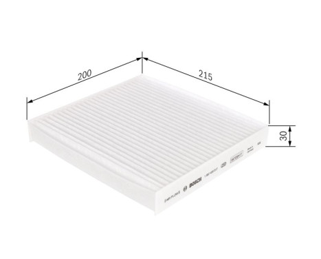 Filter, interior air M5517 Bosch, Image 5