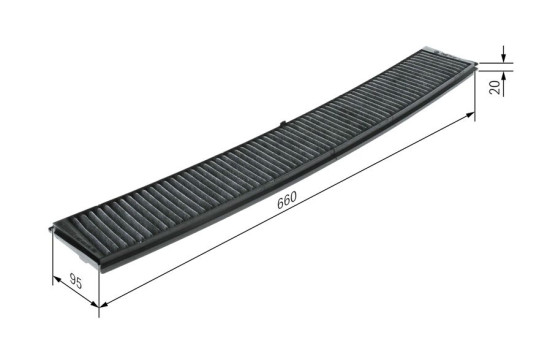Filter, interior air R2336 Bosch, Image 9