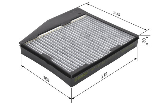 Filter, interior air R2365 Bosch, Image 9