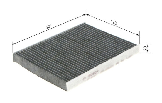 Filter, interior air R2377 Bosch, Image 9