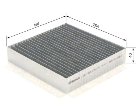 Filter, interior air R2378 Bosch, Image 9
