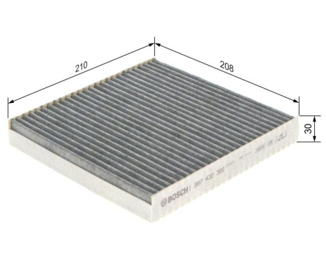 Filter, interior air R2380 Bosch, Image 8