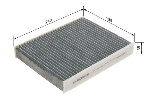 Filter, interior air R2387 Bosch, Image 8