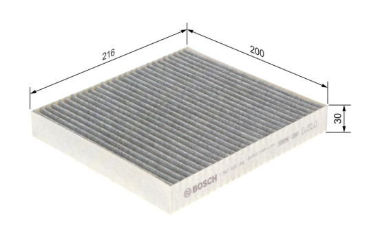 Filter, interior air R2416 Bosch, Image 8