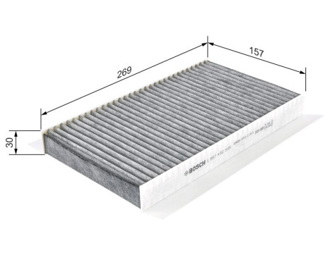 Filter, interior air R2535 Bosch, Image 7
