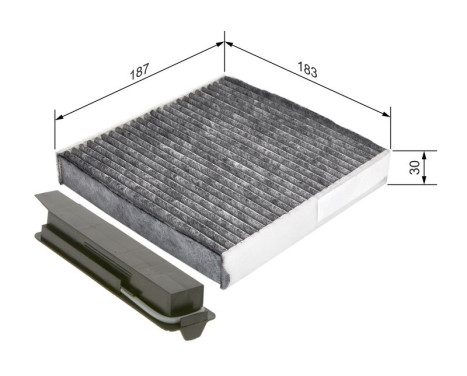 Filter, interior air R5501 Bosch, Image 5