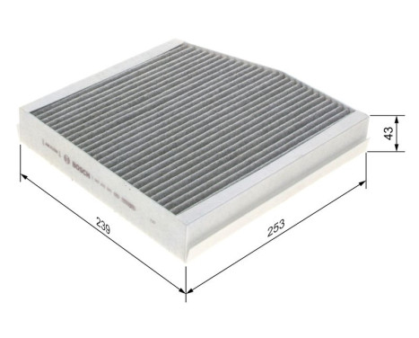Filter, interior air R5505 Bosch, Image 9