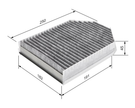 Filter, interior air R5509 Bosch, Image 9