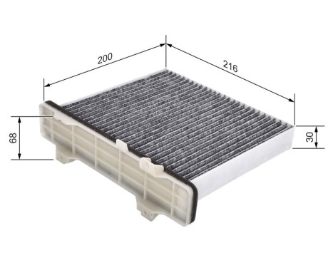 Filter, interior air R5519 Bosch, Image 9