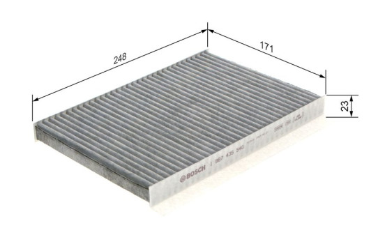 Filter, interior air R5540 Bosch, Image 9