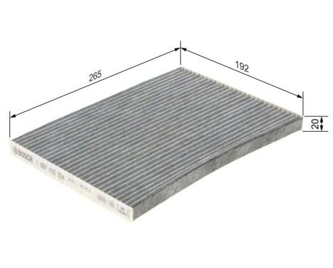 Filter, interior air R5554 Bosch, Image 6