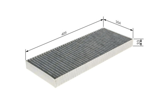 Filter, interior air R5555 Bosch, Image 9