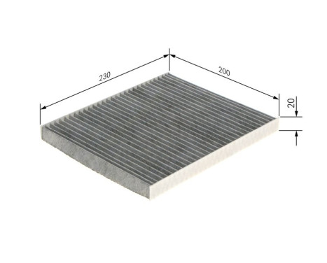 Filter, interior air R5558 Bosch, Image 5