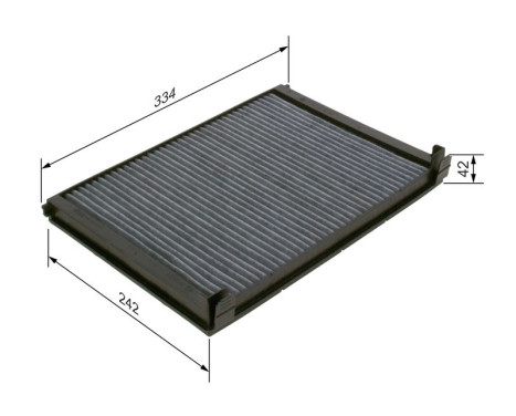 Filter, interior air R5563 Bosch, Image 5