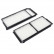 Filter set, cabin air ADM52519 Blue Print, Thumbnail 3