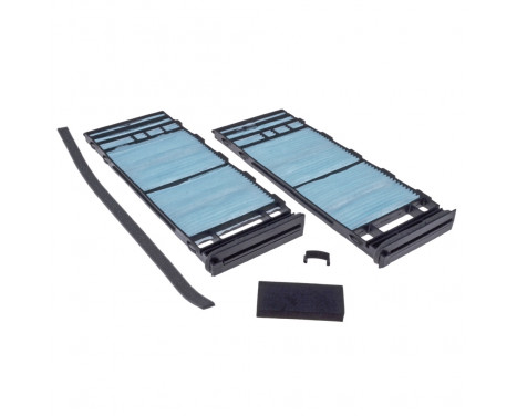 Filter set, cabin air ADN12538 Blue Print